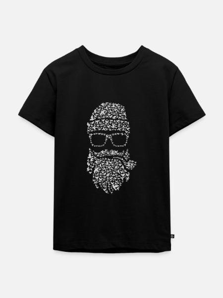 Birds Beard - Kinder Premium Bio T-Shirt - Schwarz