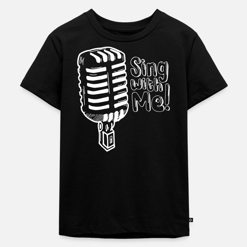 Chanter avec moi - T-shirt Premium bio Enfant - noir