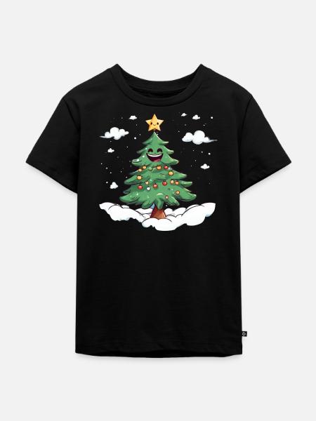 Arbre heureux - T-shirt Premium bio Enfant - noir