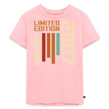January 2007 - 2007 January Birthday Gift - Kids Premium Organic T-Shirt - rose - Front - AI Model Kid Female (0cm)