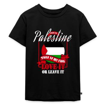 Palestine - T-shirt Premium bio Enfant - noir - Devant - Mikhail (115cm)