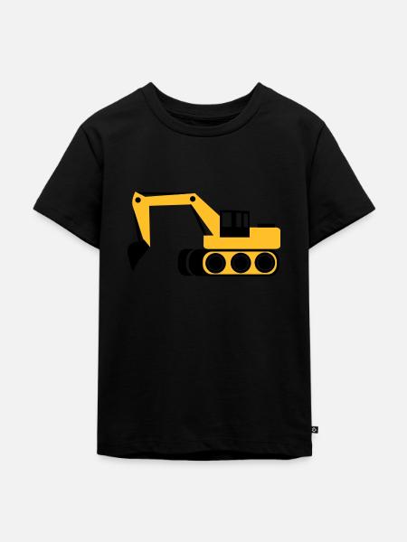 Bagger - Kinder Premium Bio T-Shirt - Schwarz