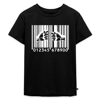 Bars Banksy du capitalisme - T-shirt Premium bio Enfant - noir - Devant - Mikhail (115cm)