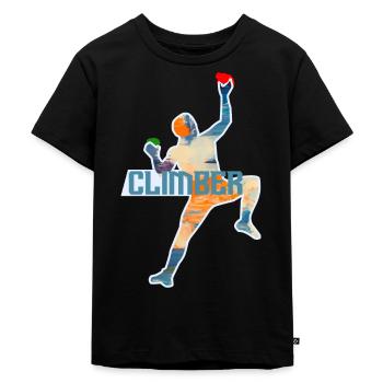 Escalade Montagne - T-shirt Premium bio Enfant - noir - Devant - Mikhail (115cm)