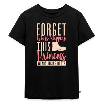 Hiking Girl Princess Loves Boots - T-shirt Premium bio Enfant - noir - Devant - Mikhail (115cm)