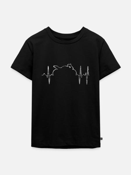 Motorrad - Kinder Premium Bio T-Shirt - Schwarz