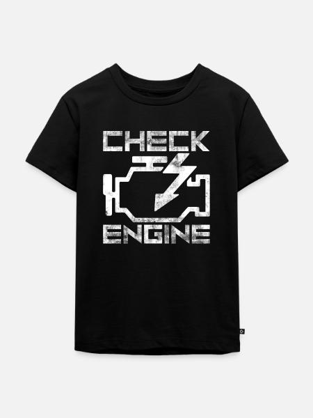 Motor - Kinder Premium Bio T-Shirt - Schwarz