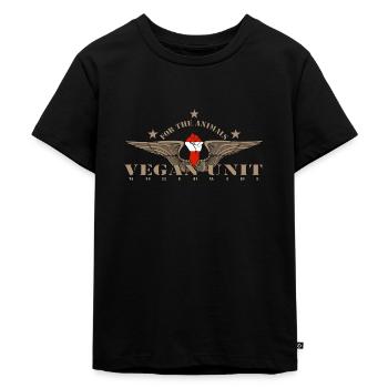 VEGAN UNIT AUTRICHE - T-shirt Premium bio Enfant - noir - Devant - Mikhail (115cm)