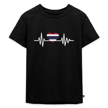 Thailand - Kids Premium Organic T-Shirt - black - Front - Mikhail (115cm)