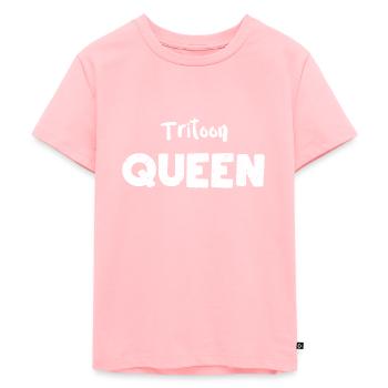 Tritoon Queen - Boating - Kids Premium Organic T-Shirt - rose - Front - AI Model Kid Female (0cm)