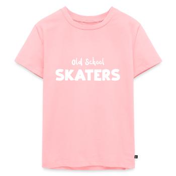 Patineurs de la vieille école - Patinage - T-shirt Premium bio Enfant - rose - Devant - AI Model Kid Female (0cm)
