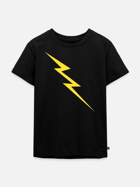 Blitz - Kinder Premium Bio T-Shirt - Schwarz