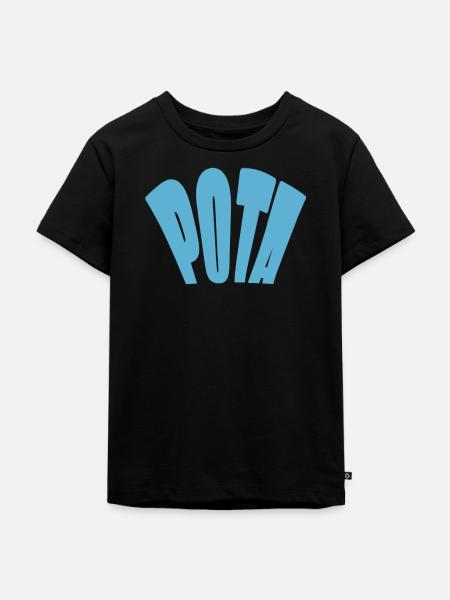 Pota - Maglietta ecologica premium per bambini - nero