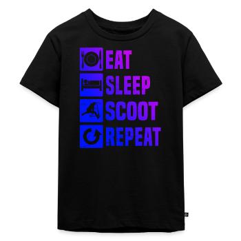 Stunt Scooter Scooter Damen Scooter Stunt - Kinder Premium Bio T-Shirt - Schwarz - Vorne - Mikhail (115cm)
