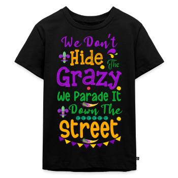 Mardi Gras Parade Kostüme Fest Karneval - Kinder Premium Bio T-Shirt - Schwarz - Vorne - Mikhail (115cm)