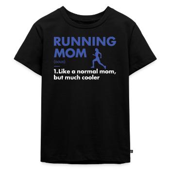 Sport Maman Course à pied - T-shirt Premium bio Enfant - noir - Devant - Mikhail (115cm)