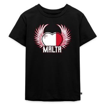 Malta - Kids Premium Organic T-Shirt - black - Front - Mikhail (115cm)