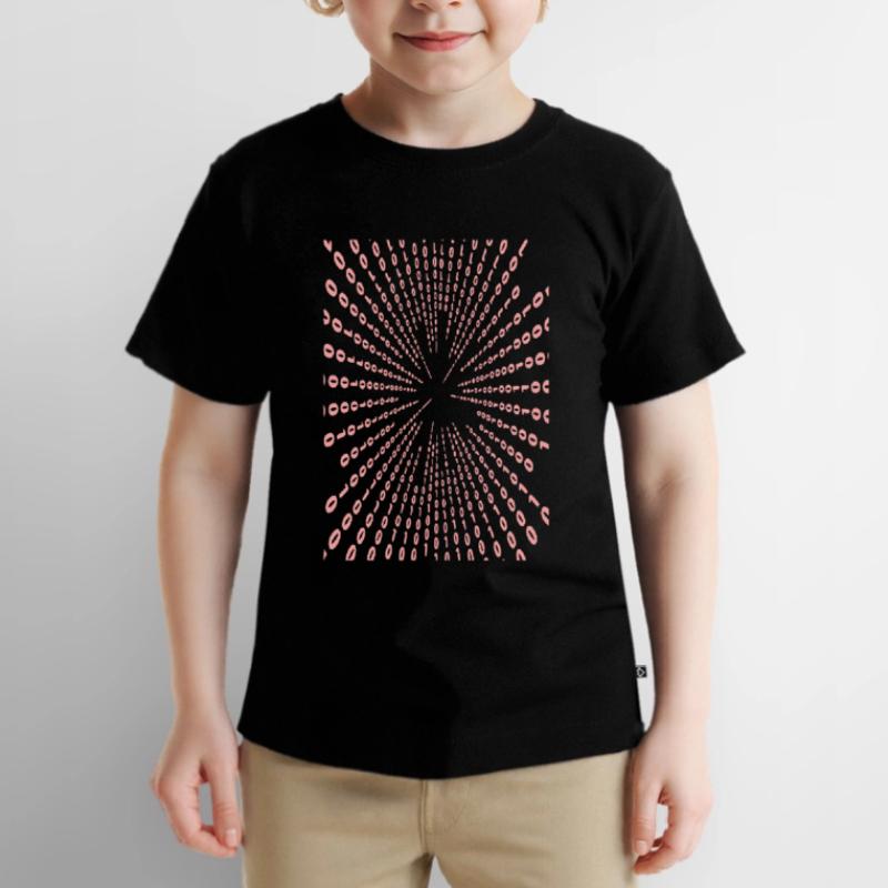 Binary code (pink) Kids Premium Organic T-Shirt