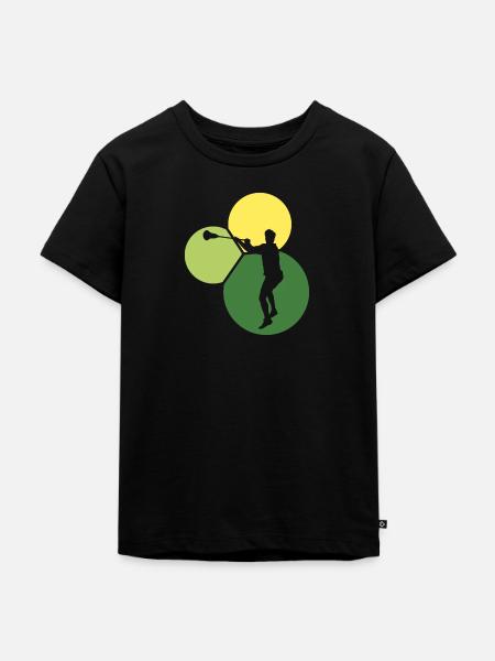LSM Lacrosse - Kinder Premium Bio T-Shirt - Schwarz
