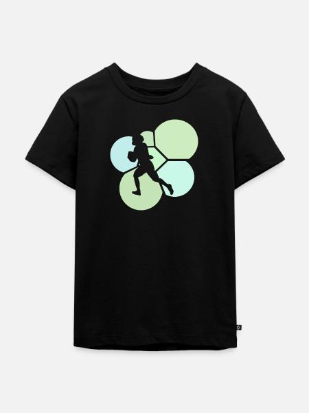 American Football Gridiron Touchdown - Kinder Premium Bio T-Shirt - Schwarz