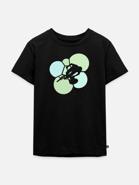 Dirt Freeride BMX - Kinder Premium Bio T-Shirt - Schwarz