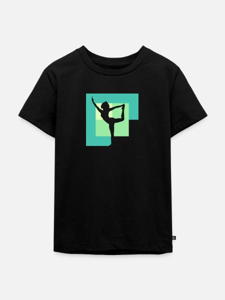 Yoga Mantra Mantra Power - Kinder Premium Bio T-Shirt - Schwarz