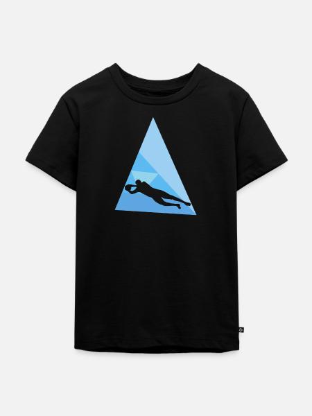 Fussball Kicker Verteidiger Kicker - Kinder Premium Bio T-Shirt - Schwarz