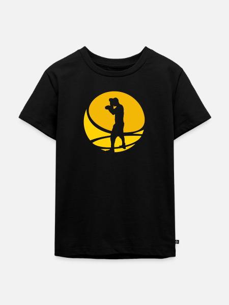 Boxkampf Boxer Boxing - Kinder Premium Bio T-Shirt - Schwarz