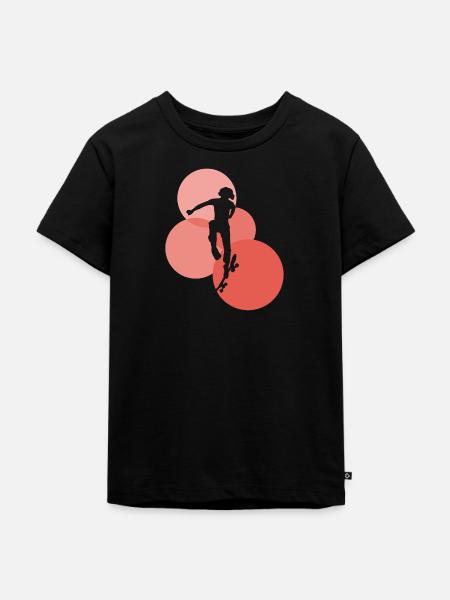 Skate Skateboarding - Kinder Premium Bio T-Shirt - Schwarz