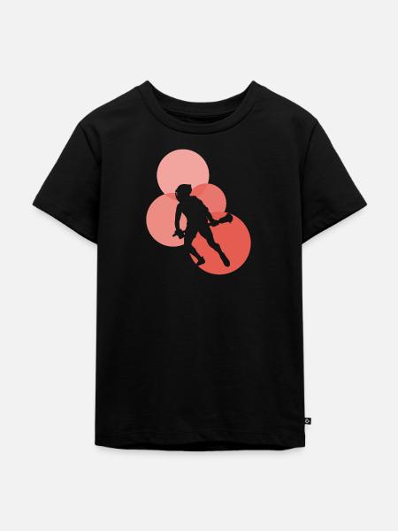 Fogo Intercrosse - Kinder Premium Bio T-Shirt - Schwarz