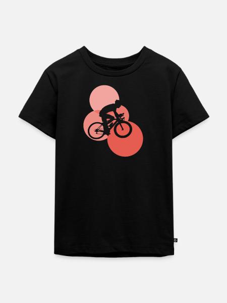 Cyclist Fahrrad - Kinder Premium Bio T-Shirt - Schwarz