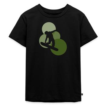 Pensionnaire d’hiver w - T-shirt Premium bio Enfant - noir - Devant - Mikhail (115cm)