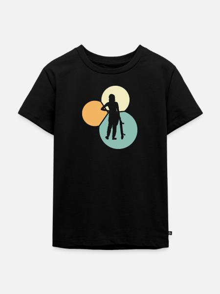 Skater Ollie - Kinder Premium Bio T-Shirt - Schwarz
