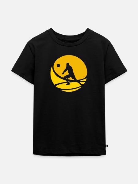 Volleyballer Beachen Volleyballer - Kinder Premium Bio T-Shirt - Schwarz