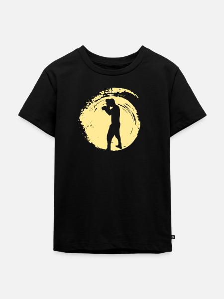 Jab Boxkampf - Kinder Premium Bio T-Shirt - Schwarz