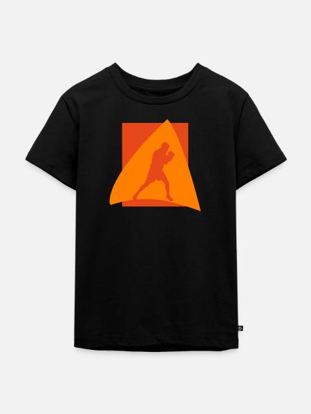 Boxkampf Jab - Kinder Premium Bio T-Shirt - Schwarz