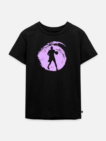 Basketball Hooping Rebounding - Kinder Premium Bio T-Shirt - Schwarz