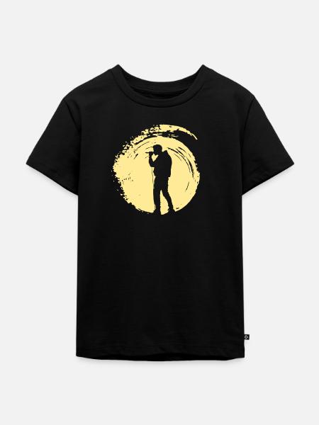 Djing Streetmind Beatboxer - Kinder Premium Bio T-Shirt - Schwarz