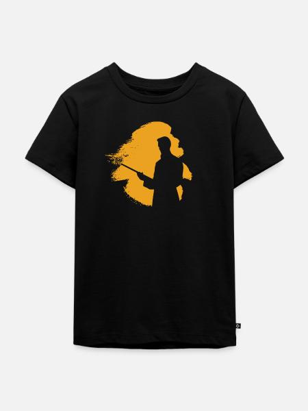 Billardkugel Billard Billardspielerin - Kinder Premium Bio T-Shirt - Schwarz