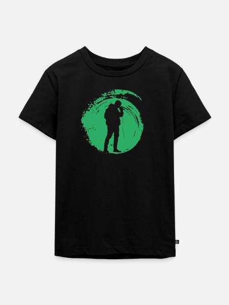 Djing Djing Beatboxer - Kinder Premium Bio T-Shirt - Schwarz