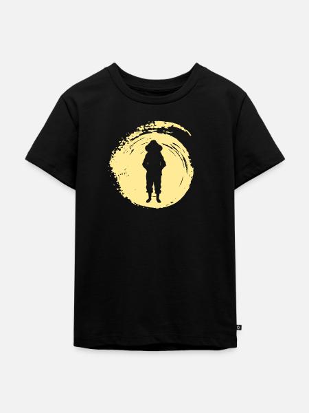 Beekeeping Wabe Biene - Kinder Premium Bio T-Shirt - Schwarz