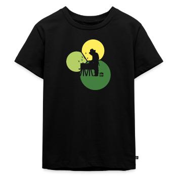 Nectar d’abeilles Apiculteur - T-shirt Premium bio Enfant - noir - Devant - Mikhail (115cm)