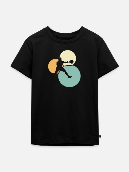 Squashspieler Squashspieler Squashschläger - Kinder Premium Bio T-Shirt - Schwarz