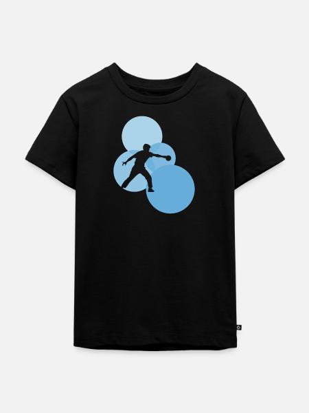 Tischtennisschläger Tischtennisschläger - Kinder Premium Bio T-Shirt - Schwarz