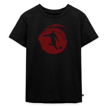 Footballer Footballer Football - Kids Premium Organic T-Shirt - black - Front - Mikhail (115cm)