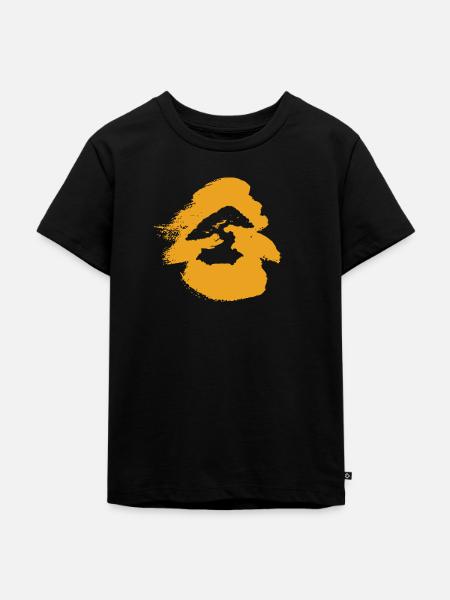 Wachsen Bäume Bäume - Kinder Premium Bio T-Shirt - Schwarz