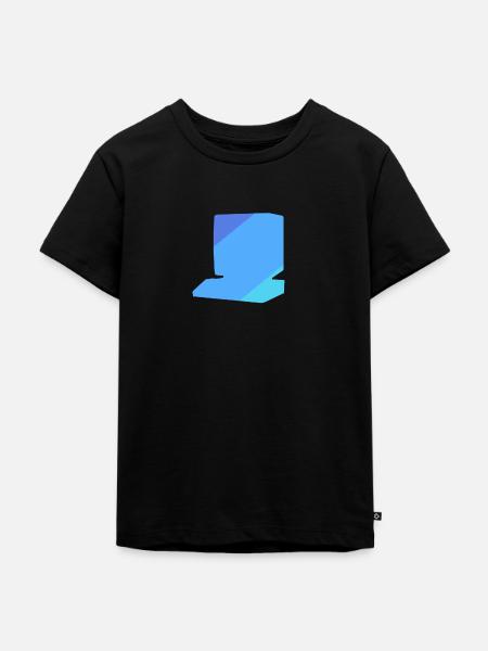 Computerarbeit Computerarbeit Computer - Kinder Premium Bio T-Shirt - Schwarz