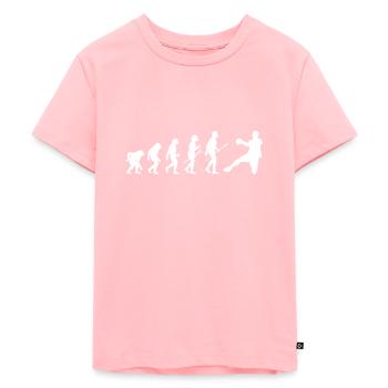 handball evolution - Kinder Premium Bio T-Shirt - Rosa - Vorne - AI Model Kid Female (0cm)