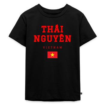 Thai Nguyen Vietnam - Kids Premium Organic T-Shirt - black - Front - Mikhail (115cm)