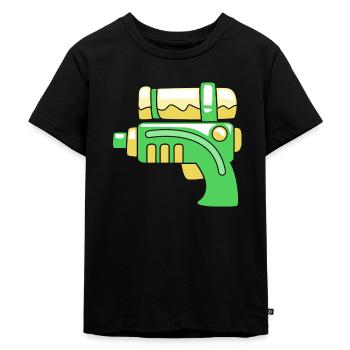 Pistolet à eau - T-shirt Premium bio Enfant - noir - Devant - Mikhail (115cm)